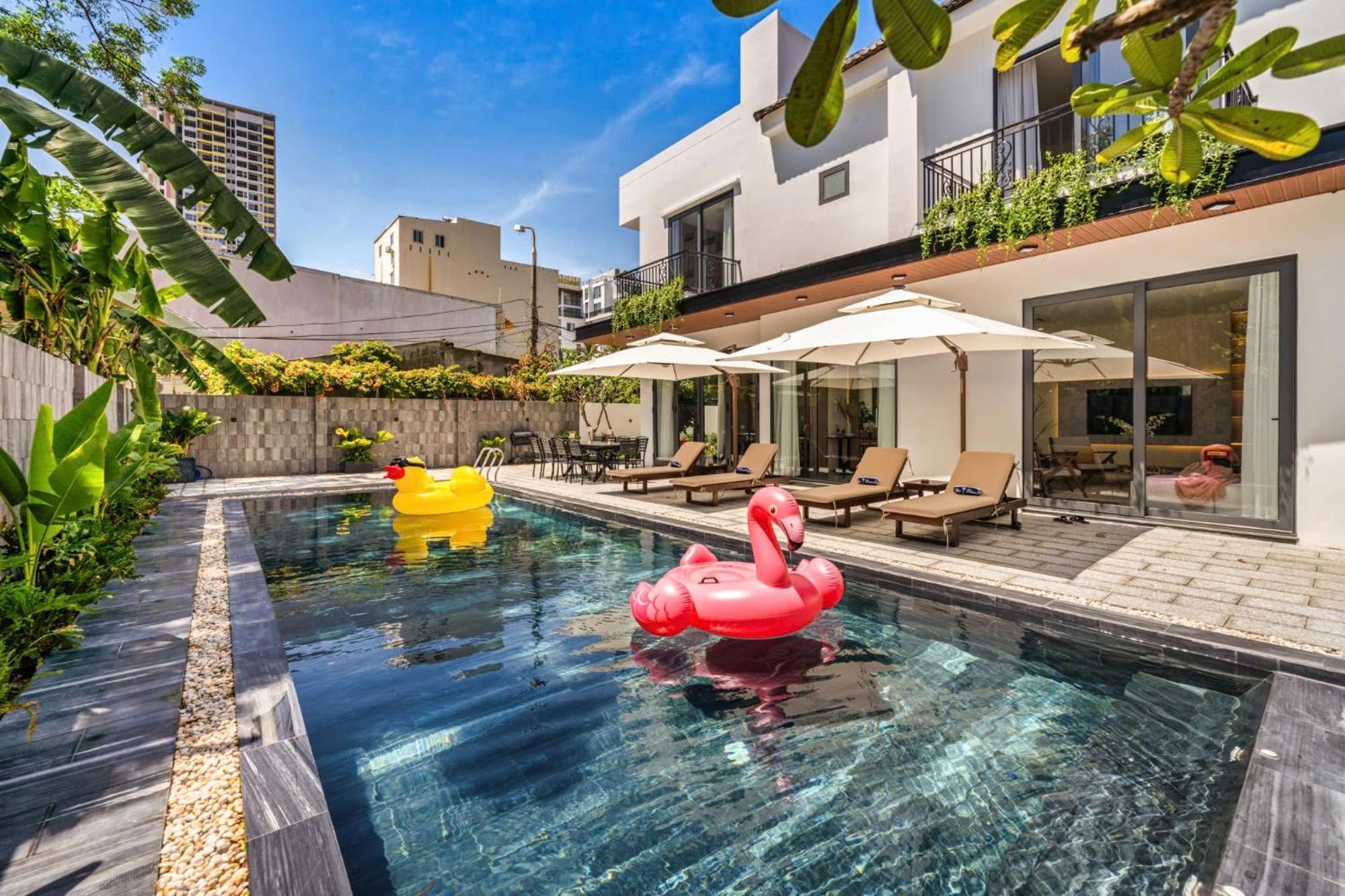 דה נאנג Luxurious 500M Villa, Private Pool, 300M To Beach מראה חיצוני תמונה