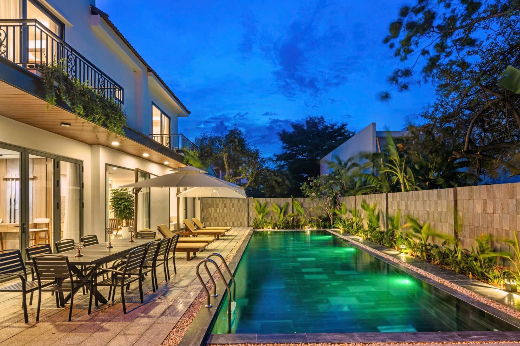 דה נאנג Luxurious 500M Villa, Private Pool, 300M To Beach מראה חיצוני תמונה